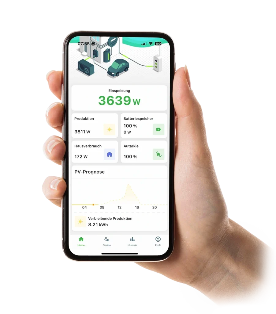 Stromintelligenz App von IntHome Elektrotechnik