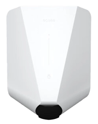 Weiße Wallbox von IntHome