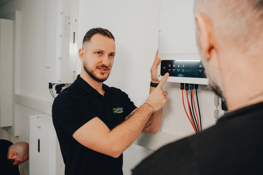 Installation eines AC Speichers